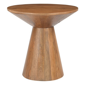 Artistiq Ronde Bijzettafel 'Elicia' Mangohout, 60cm