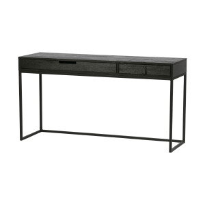 WOOOD Bureau 'Silas' 140 x 44cm, kleur Zwart
