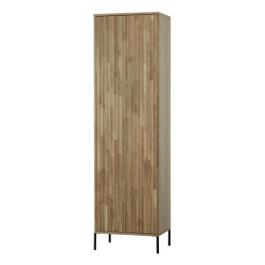 WOOOD Opbergkast 'New Gravure' Eiken, 210 x 60cm, kleur Naturel