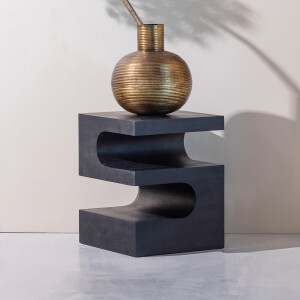 WOOOD Bijzettafel 'Toma' Mangohout, 40 x 40cm