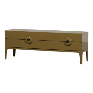 WOOOD TV-meubel 'Merge' Eucalyptushout, 160cm, kleur Honing Geel