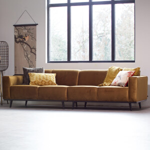 WOOOD Bank 'Statement', kleur Honing Geel