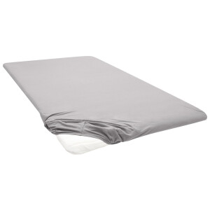 Biberna Jersey hoeslaken (Grijs, 140-160 x 200 cm)