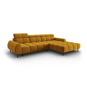 4-zits hoekbank Alyse velvet rechts | Micadoni Limited Edition