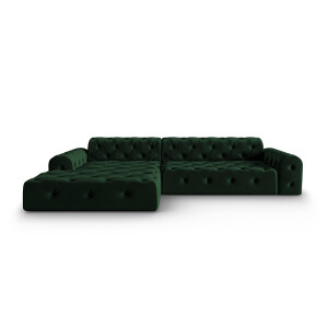 4-zits hoekbank Candice velvet links | Micadoni Limited Edition