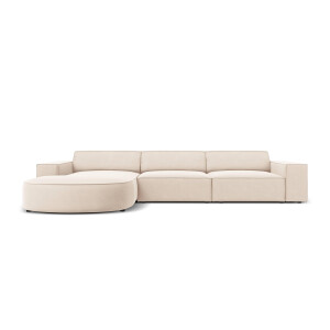 4-zits hoekbank Jodie velvet Chaise Longue links | Micadoni Limited Edition