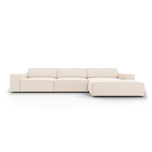 4-zits hoekbank Jodie velvet rechts | Micadoni Limited Edition