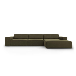 4-zits hoekbank Jodie velvet rechts | Micadoni Limited Edition