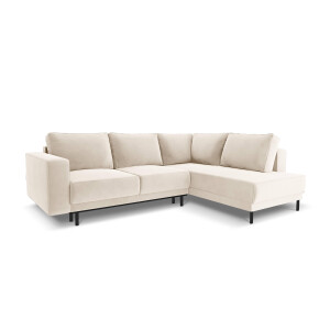 4-zits hoekslaapbank Caro velvet rechts | Micadoni Limited Edition