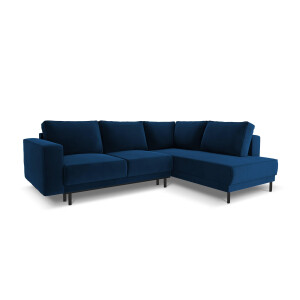 4-zits hoekslaapbank Caro velvet rechts | Micadoni Limited Edition