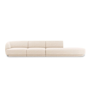 4-zitsbank Miley rechts-open chenille | Micadoni Limited Edition