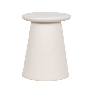 vtwonen Bijzettafel 'Button' Keramiek, kleur Wit