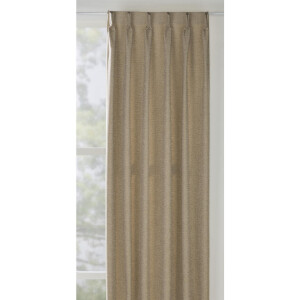 40% korting - Leen Bakker - Gordijnstof Fiora Transparant - Licht - Katoen/Polyester - Bruin - B150 Cm