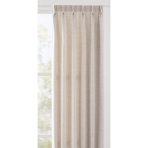 Leen Bakker - Gordijnstof Amy - Polyester - Wit - B150 Cm