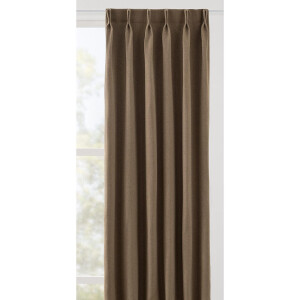 Leen Bakker - Gordijnstof Floris Semi-verduisterend - Polyester - Taupe - B150 Cm