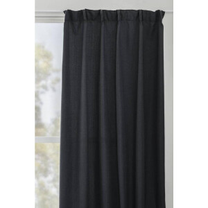 Leen Bakker - Gordijn Julian - 140x280 Cm (1 Stuk) - Polyester - Zwart