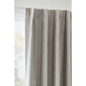 Leen Bakker - Gordijn Fabian - Zand - 135x280 Cm (1 Stuk) - Polyester - Beige