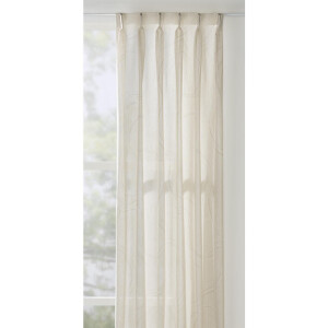 Leen Bakker - Inbetween Jolanda Stripe - Polyester/Gerecycled Kunststof/Linnen - Beige - H300 Cm