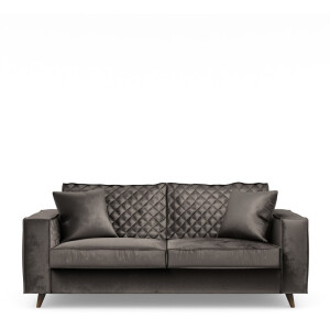 Rivièra Maison 2,5-zits Bank 'Kendall' Velvet, kleur Grimaldi Grey