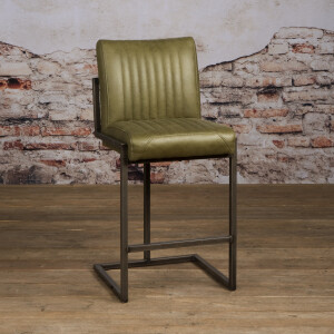 Tower Living Barkruk 'Ferro' (zithoogte 67cm), kleur Groen