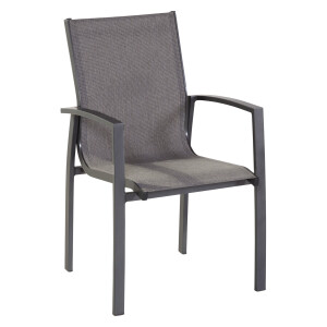 Hartman Tuinstoel 'Canterbury' kleur Antraciet