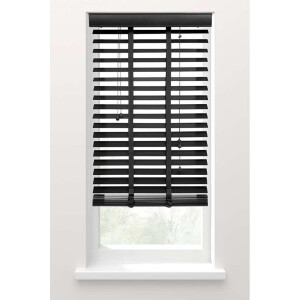 Leen Bakker - Fenstr Jaloezie 50 Mm Antraciet - 180x180 Cm - Hout - Grijs