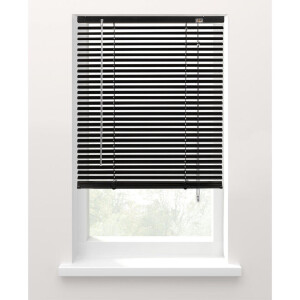 Leen Bakker - Fenstr Jaloezie 25 Mm Mat - 220x180 Cm - Aluminium - Zwart