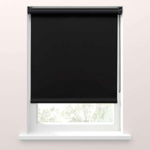 Leen Bakker - Fenstr Rolgordijn Verduisterend - 240x190 Cm - Polyester - Zwart