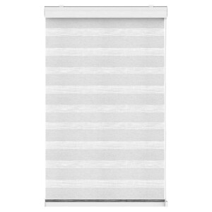 2e Halve Prijs Leen Bakker - Fenstr Duo-rolgordijn - 140x175 Cm - Polyester - Wit