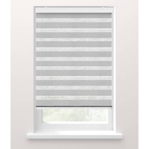 Leen Bakker - Fenstr Duo-rolgordijn Licht - 60x175 Cm - Polyester - Grijs