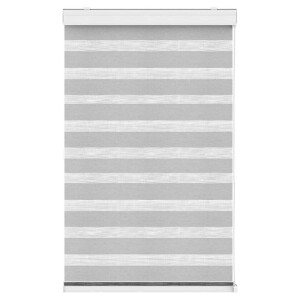 Leen Bakker - Fenstr Duo-rolgordijn Licht - 120x240 Cm - Polyester - Grijs