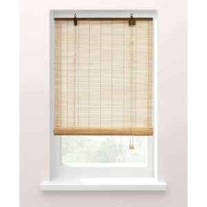 Leen Bakker - Rolgordijn Naturel - 150x160 Cm - Bamboe - Beige