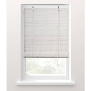 Leen Bakker - Fenstr Rolgordijn - 75x180cm - Bamboe - Wit