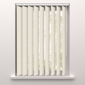 Leen Bakker - Fenstr Lamellen - Crème (10043) - PVC - Wit - 200x10x10 Cm