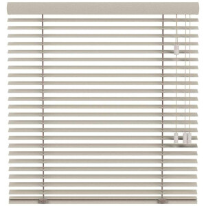 25% korting - Leen Bakker - Fenstr En Jaloezie Praag 50mm - Linnen (25508) - Hout - Taupe - 120x10x10 Cm