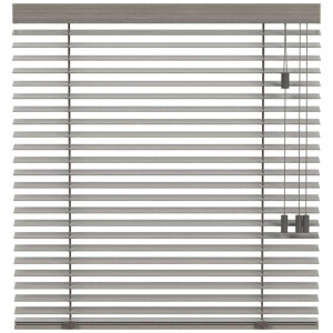 Leen Bakker - Fenstr En Jaloezie Oslo 50mm - Taupe (20951) - Hout - Grijs - 120x10x10 Cm