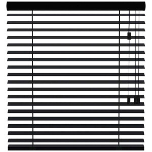 25% korting - Leen Bakker - Fenstr En Jaloezie New York 65mm - (15013) - Hout - Zwart - 120x10x10 Cm