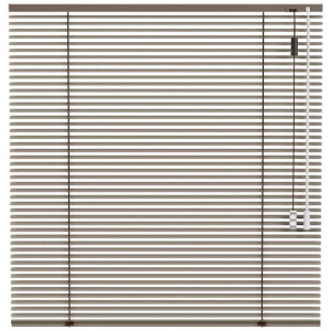Leen Bakker - Fenstr Jaloezie 25mm Mat - (30028) - Aluminium - Taupe - 120x10x10 Cm