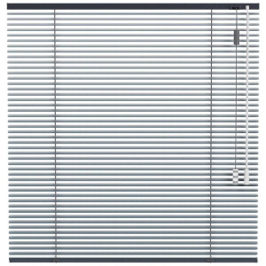 25% korting - Leen Bakker - Fenstr Jaloezie 25mm Metallic - (35301) - Aluminium - Blauw - 120x10x10 Cm