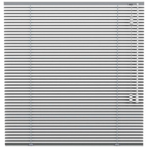 25% korting - Leen Bakker - Fenstr Jaloezie 25mm Extra Mat - (20235) - Aluminium - Grijs - 120x10x10 Cm