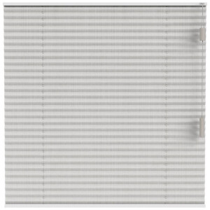 Leen Bakker - Fenstr Plisségordijn Genua Enkel 20mm Transparant - Linnen (25509) - Polyester - Grijs - 120x10x10 Cm