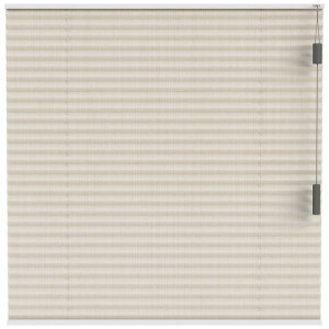 Leen Bakker - Fenstr Plisségordijn Verona Enkel 20mm Transparant - (25107) - Polyester - Beige - 120x10x10 Cm