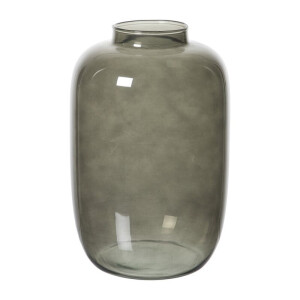 Vaas smoked middel - ø15x23 cm - zwart