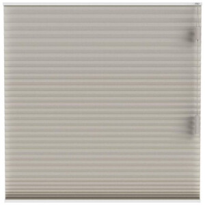 Leen Bakker - Plisségordijn Dubbel 25mm Lichtdoorlatend - (30013) - Polyester - Taupe - 120x10x10 Cm