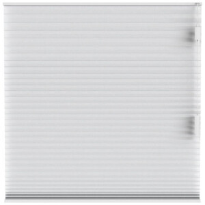 Leen Bakker - Fenstr Plisségordijn Chicago Dubbel 25mm Lichtdoorlatend - (10011) - Polyester - Wit - 120x10x10 Cm