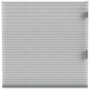 Leen Bakker - Fenstr Plisségordijn Seattle Dubbel 25mm Lichtdoorlatend - Linnen (25512) - Polyester - Grijs - 120x10x10 Cm
