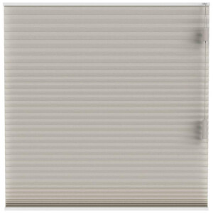 Leen Bakker - Plisségordijn Dubbel 25mm Verduisterend - (30021) - Polyester - Taupe - 120x10x10 Cm