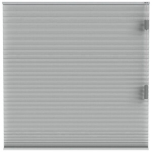 Leen Bakker - Fenstr Plisségordijn Chicago Dubbel 25mm Verduisterend - Licht (20031) - Polyester - Grijs - 120x10x10 Cm