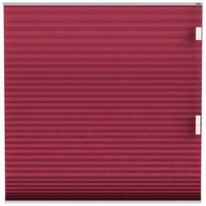 Leen Bakker - Fenstr Plisségordijn Montreal Dubbel 25mm Verduisterend - Bordeaux (65602) - Polyester - Rood - 120x10x10 Cm