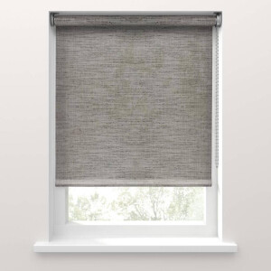 Leen Bakker - Fenstr Rolgordijn Prato Transparant - (15046) - Polyester - Zwart - 120x10x10 Cm